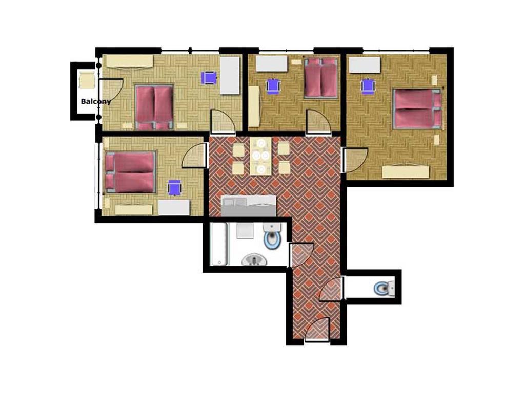 Apartments Vorsilska Prague Room photo